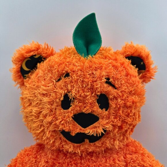 Build A Bear Jack O Lantern Pumpkin Light Up Halloween Stuffed Plush BAB Orange - Picture 5 of 11